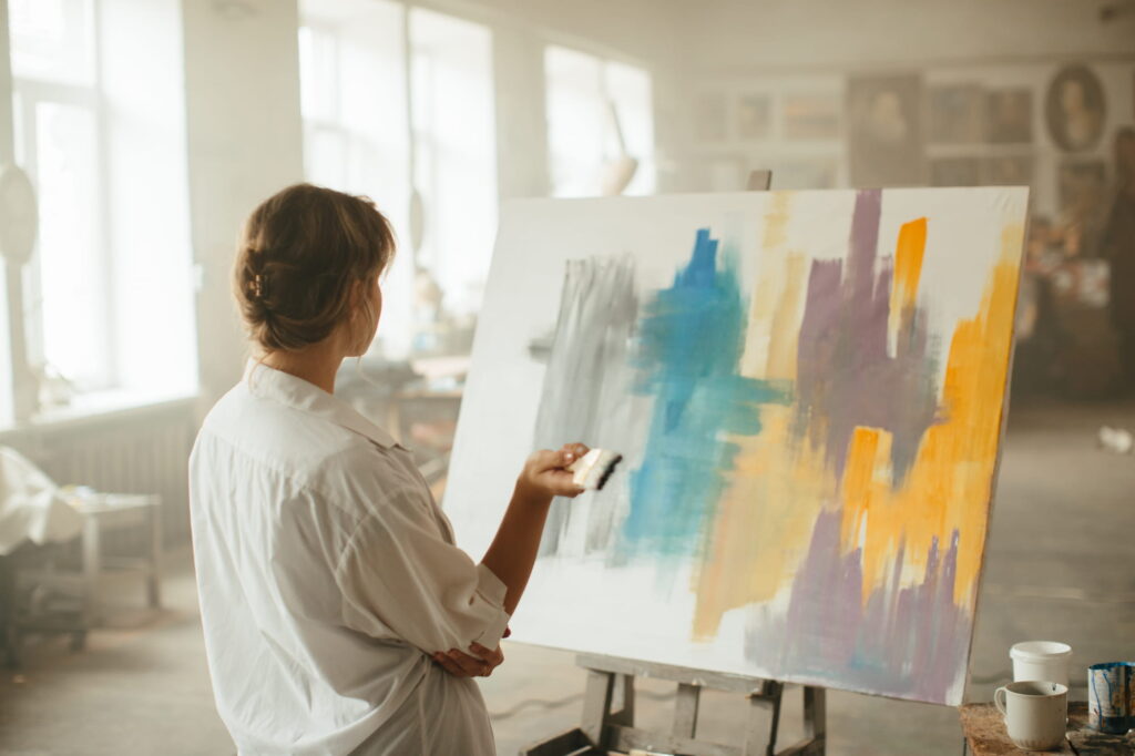 Exploring Color Harmony in Modern Paintings