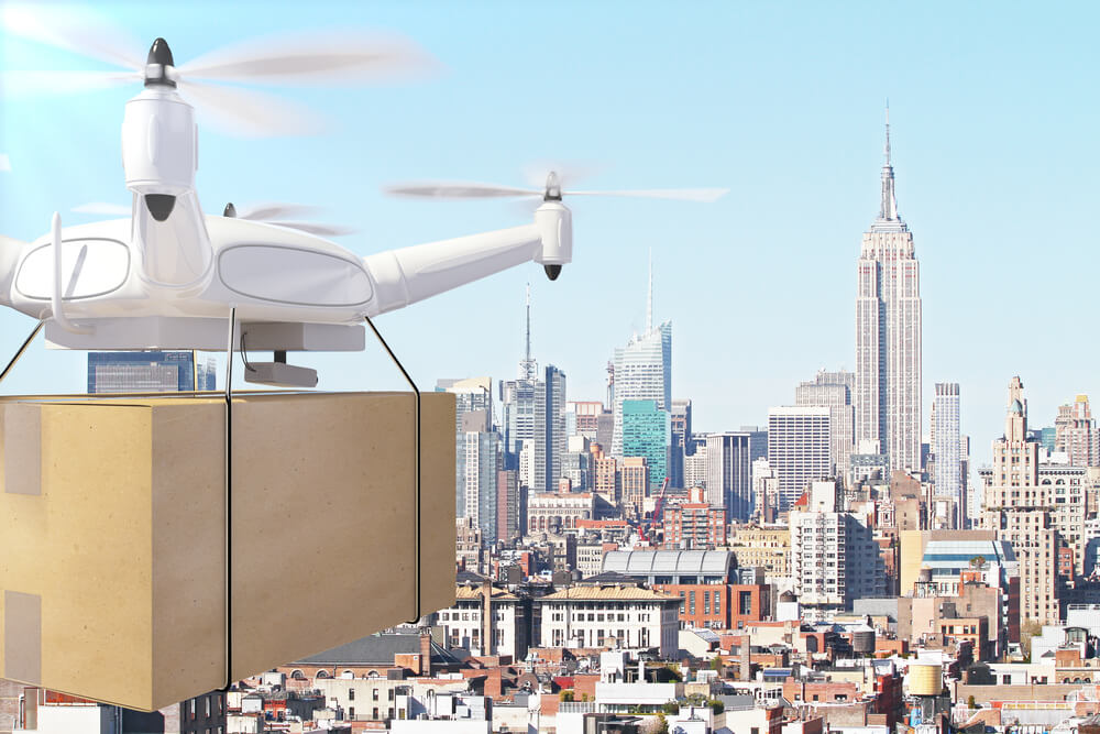 Smart the Cities and the Rise of Aerial Logistics