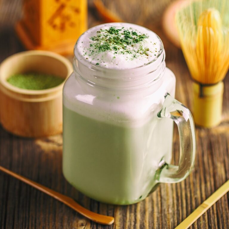 Green tea frappe