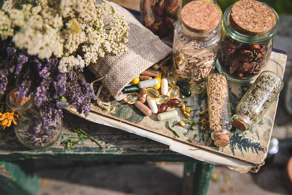 Natural homeopathic remedies and botanical extracts